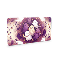 Spooky Ghosts aluminum front license plate