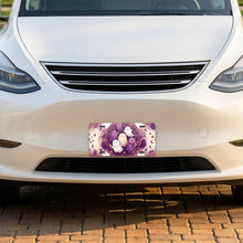 Spooky Ghosts aluminum front license plate