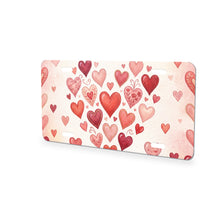 Valentine Hearts aluminum front license plate