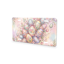 Easter Pastel Eggs aluminum front license plate