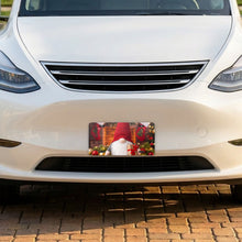Holiday Gnome aluminum front license plate