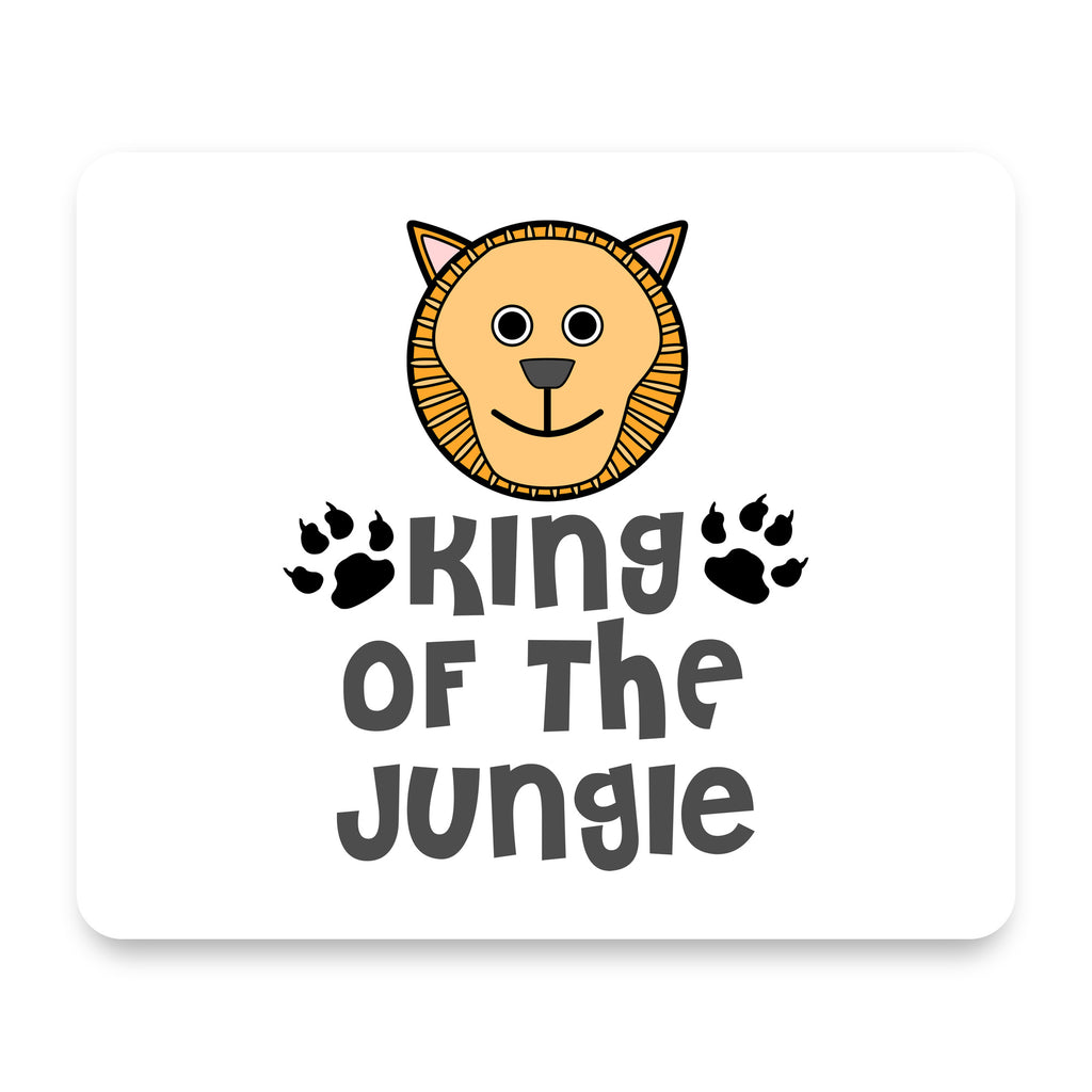 King of the Jungle - Lion mouse pad, front view