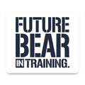 Future Bear in Training mouse pad, front view