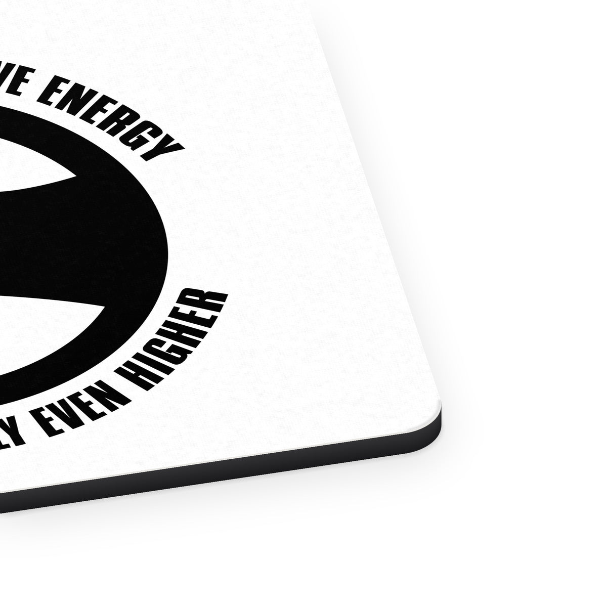 Eagle Uses Negative Energy to Fly Higher mouse pad, close-up of the fabric surface and rubber edge
