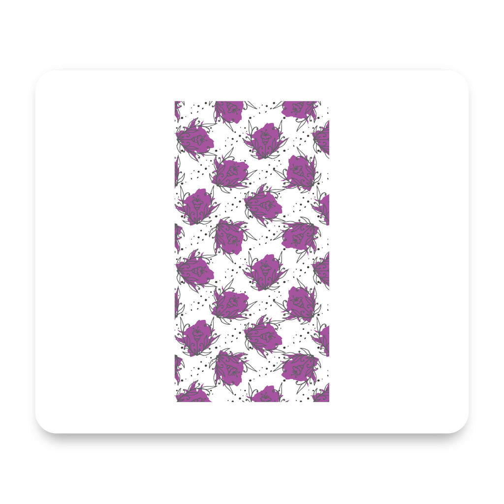 Wildflower Purple Graffiti mouse pad, front view