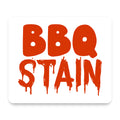 BBQ Stain Barbecue mouse pad, front view