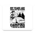 Two Seasons - Camping, Waiting for Camping mouse pad, front view