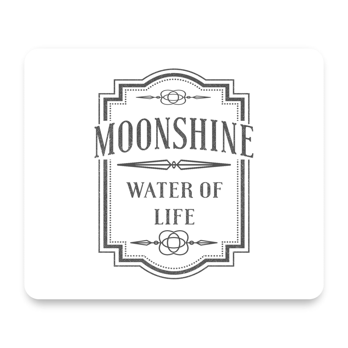 Moonshine - Water of Life mouse pad, front view