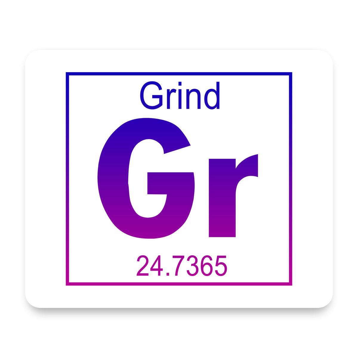 Entrepreneur Grind GR Element mouse pad, front view