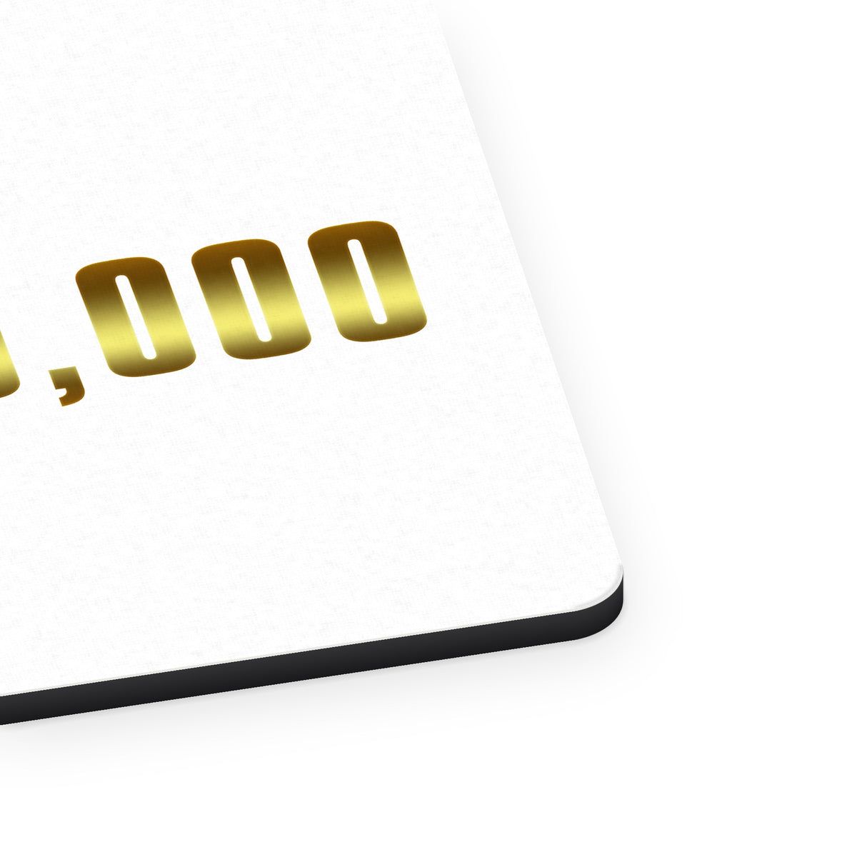 CEO,000,000 Entrepreneur 3 commo mouse pad, close-up of the fabric surface and rubber edge