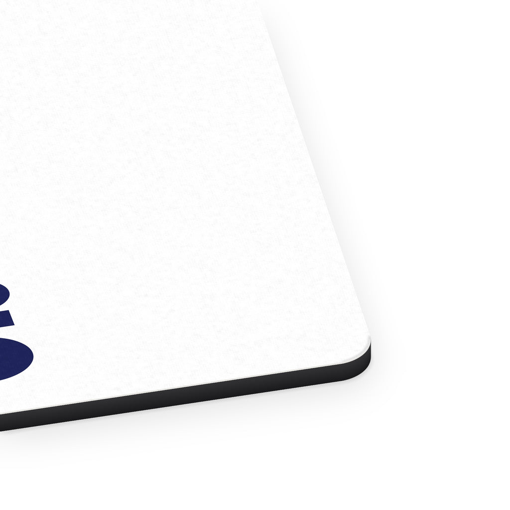 Rather Hustle 24/7 Than Slave 9 to 5 mouse pad, close-up of the fabric surface and rubber edge