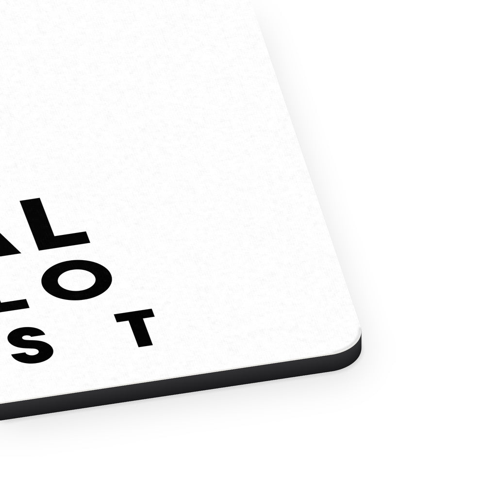 Ophthalmologist Eye Chart mouse pad, close-up of the fabric surface and rubber edge