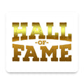 Hall of Fame mouse pad, front view