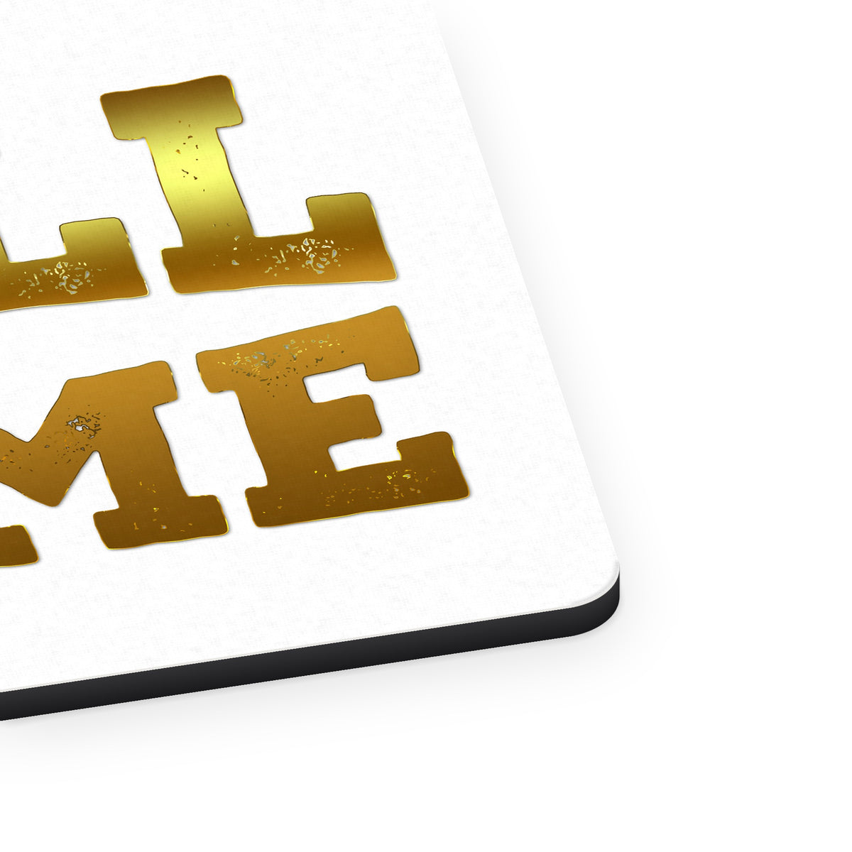 Hall of Fame mouse pad, close-up of the fabric surface and rubber edge