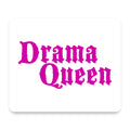 Drama Queen mouse pad, front view