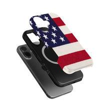 Classic American Flag magnetic tough case for iPhone