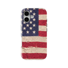 Weathered American Flag magnetic tough case for iPhone