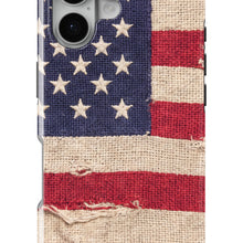 Weathered American Flag magnetic tough case for iPhone