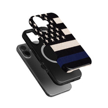 Thin Blue Line Flag magnetic tough case for iPhone