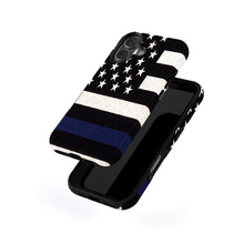 Thin Blue Line Flag magnetic tough case for iPhone