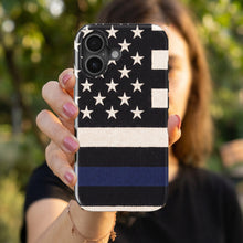 Thin Blue Line Flag magnetic tough case for iPhone
