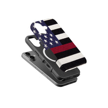 Thin Red Line Flag magnetic tough case for iPhone