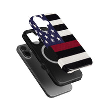 Thin Red Line Flag magnetic tough case for iPhone