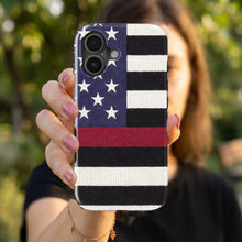 Thin Red Line Flag magnetic tough case for iPhone