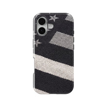 Black & White American Flag magnetic tough case for iPhone