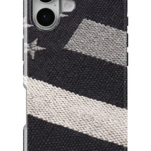Black & White American Flag magnetic tough case for iPhone