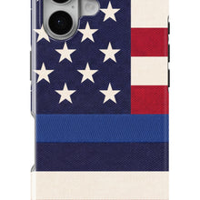 Blue Line K9 Paw Flag magnetic tough case for iPhone