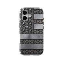 Rustic Steel American Flag magnetic tough case for iPhone