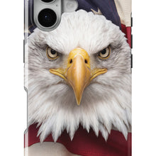Patriotic Eagle & Flag magnetic tough case for iPhone
