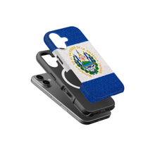 El Salvador Flag Pride magnetic tough case for iPhone