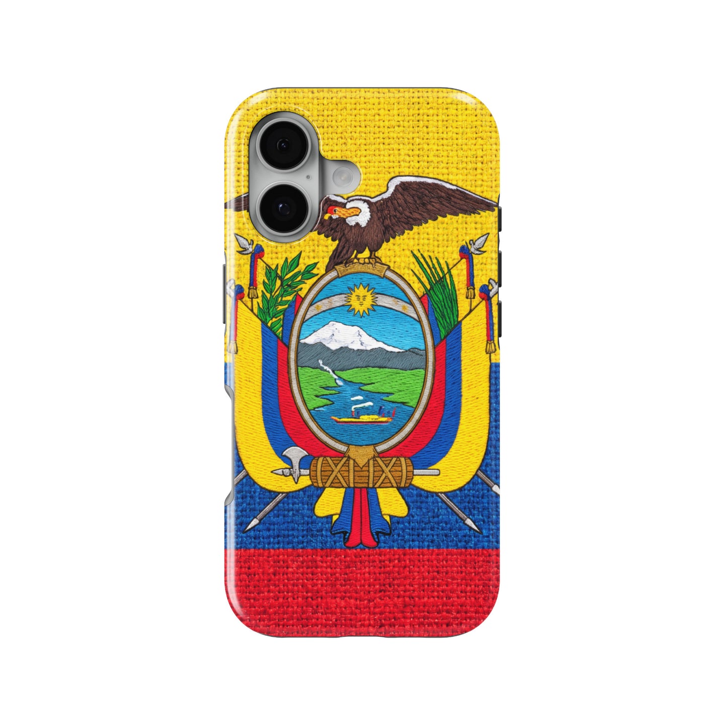 Ecuador Flag Pride magnetic tough case for iPhone