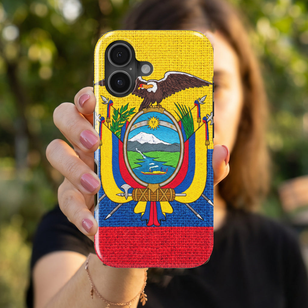 Ecuador Flag Pride magnetic tough case for iPhone
