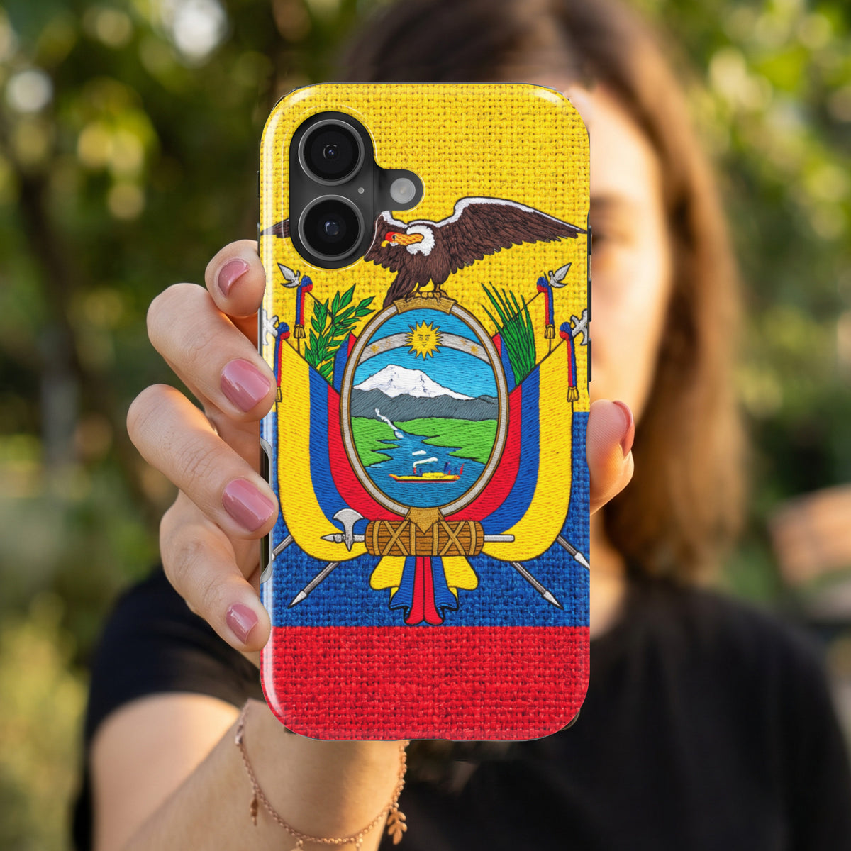 Ecuador Flag Pride magnetic tough case for iPhone