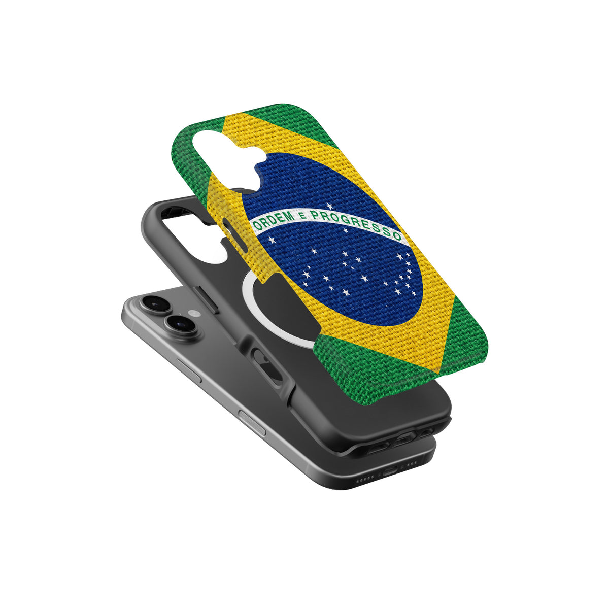 Brazil Flag Pride magnetic tough case for iPhone
