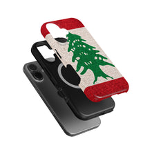Lebanon Flag Pride magnetic tough case for iPhone