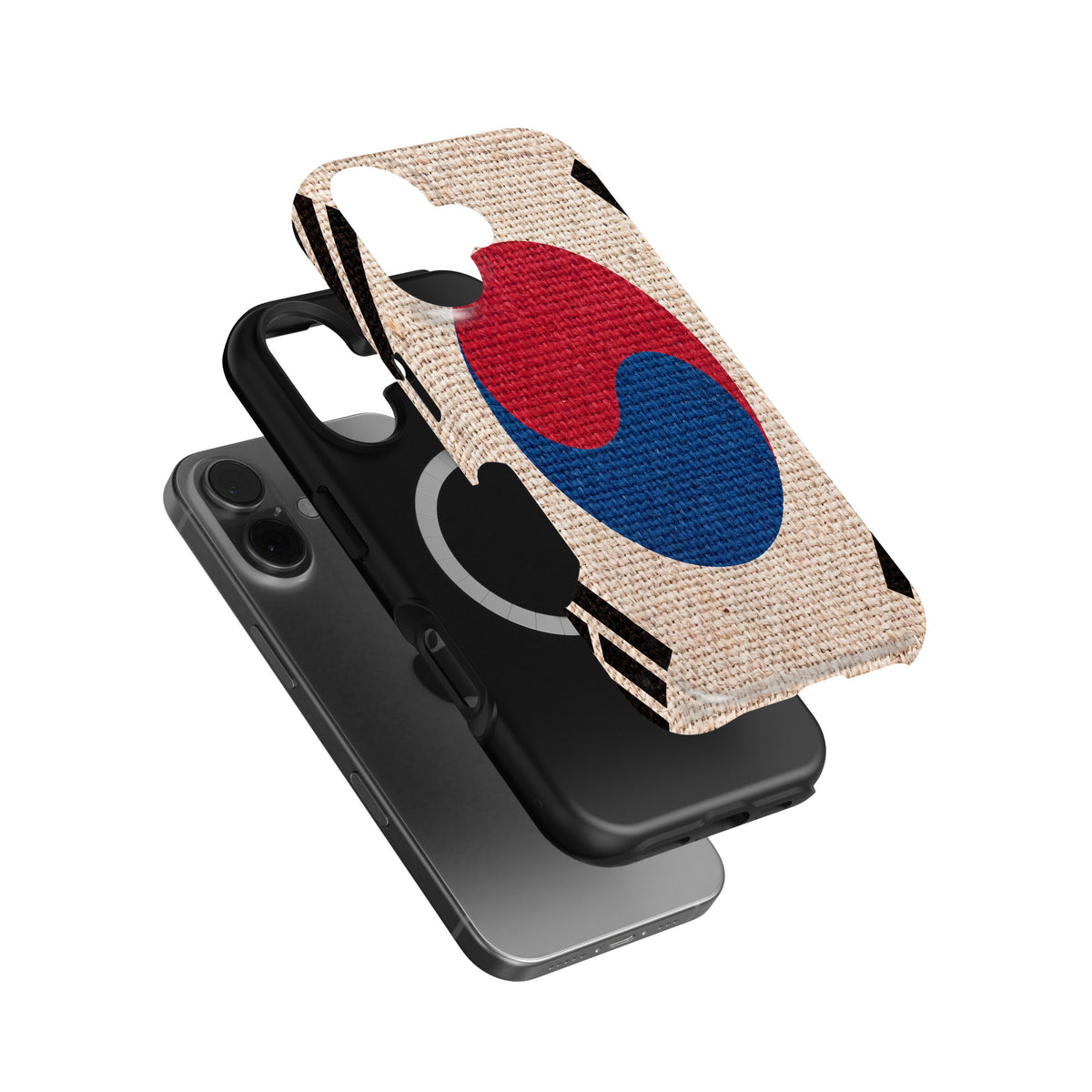 South Korea Flag Pride magnetic tough case for iPhone