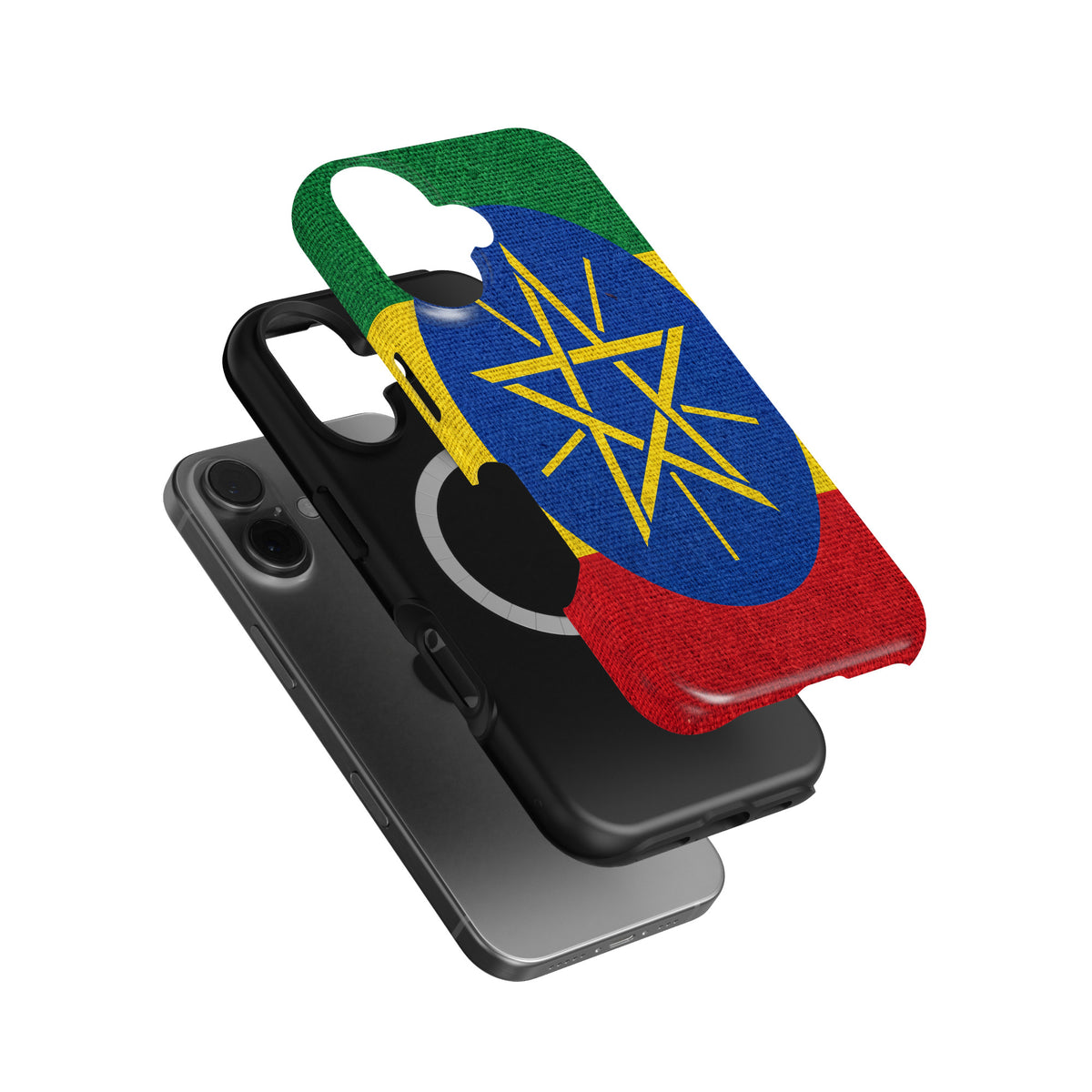 Ethiopia Flag Pride magnetic tough case for iPhone