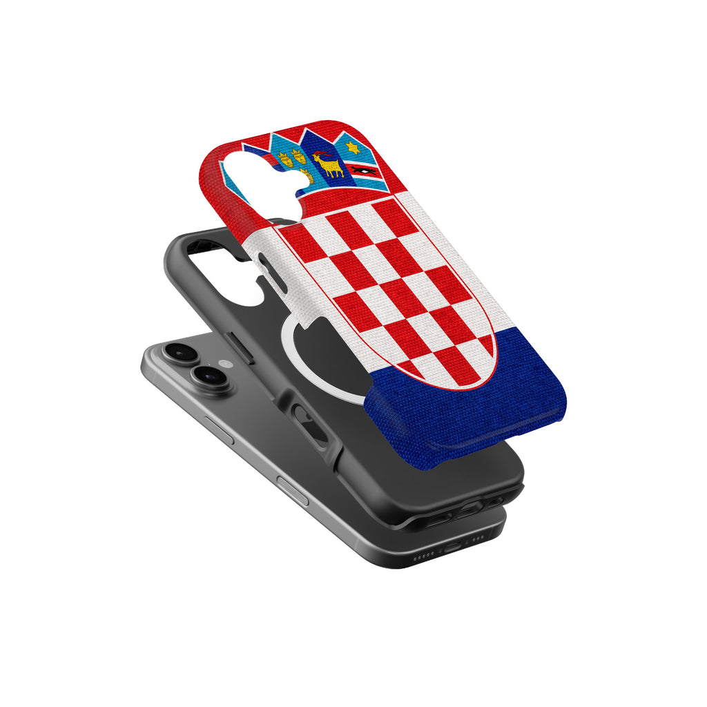 Croatia Flag Pride magnetic tough case for iPhone
