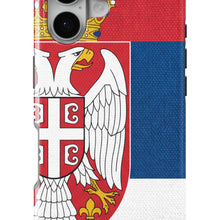 Serbia Flag Pride magnetic tough case for iPhone