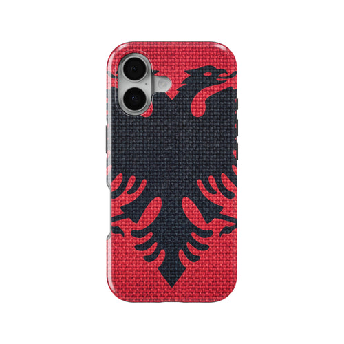 Albania Flag Pride magnetic tough case for iPhone