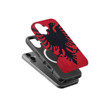 Albania Flag Pride magnetic tough case for iPhone