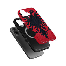 Albania Flag Pride magnetic tough case for iPhone