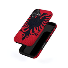 Albania Flag Pride magnetic tough case for iPhone