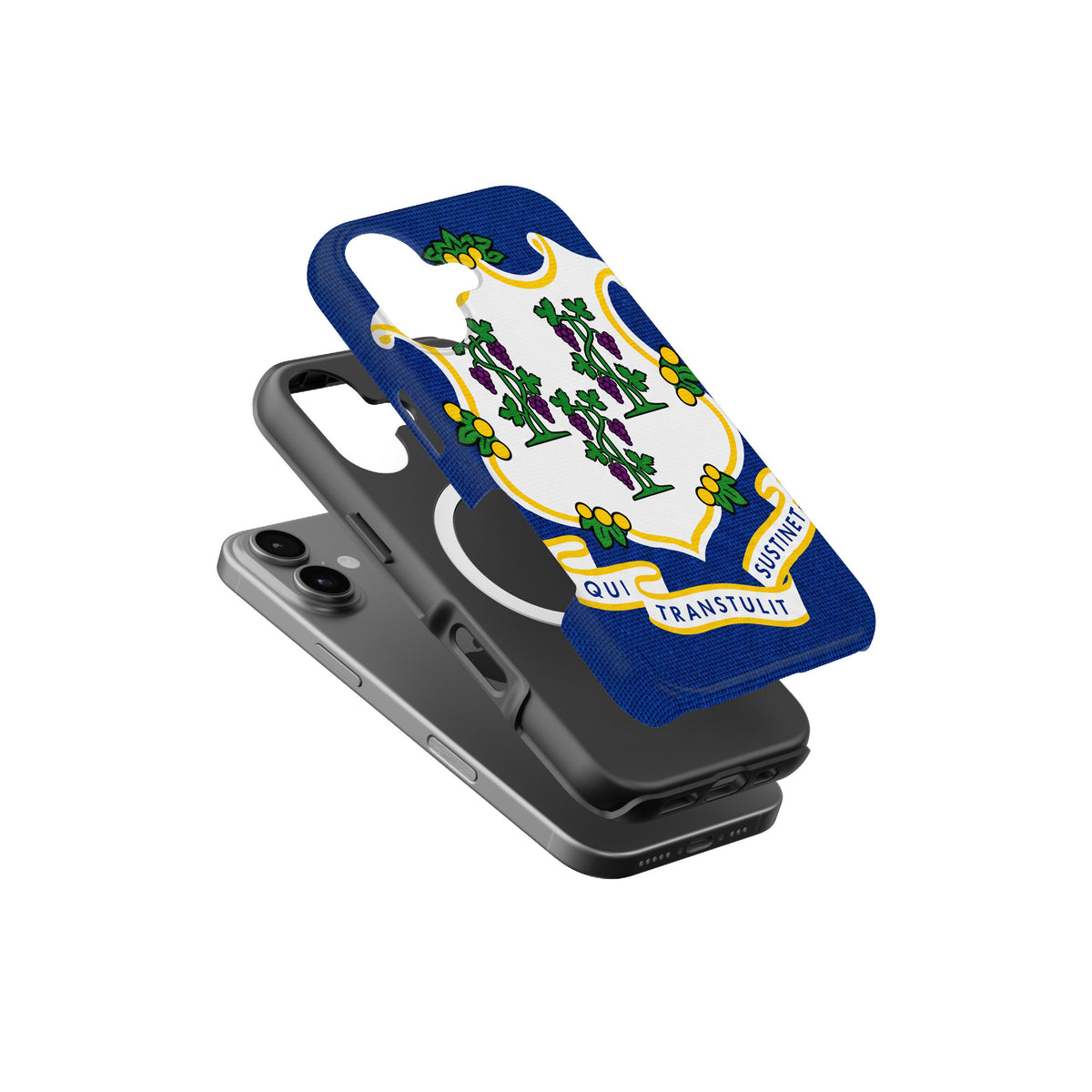 Connecticut State Flag magnetic tough case for iPhone