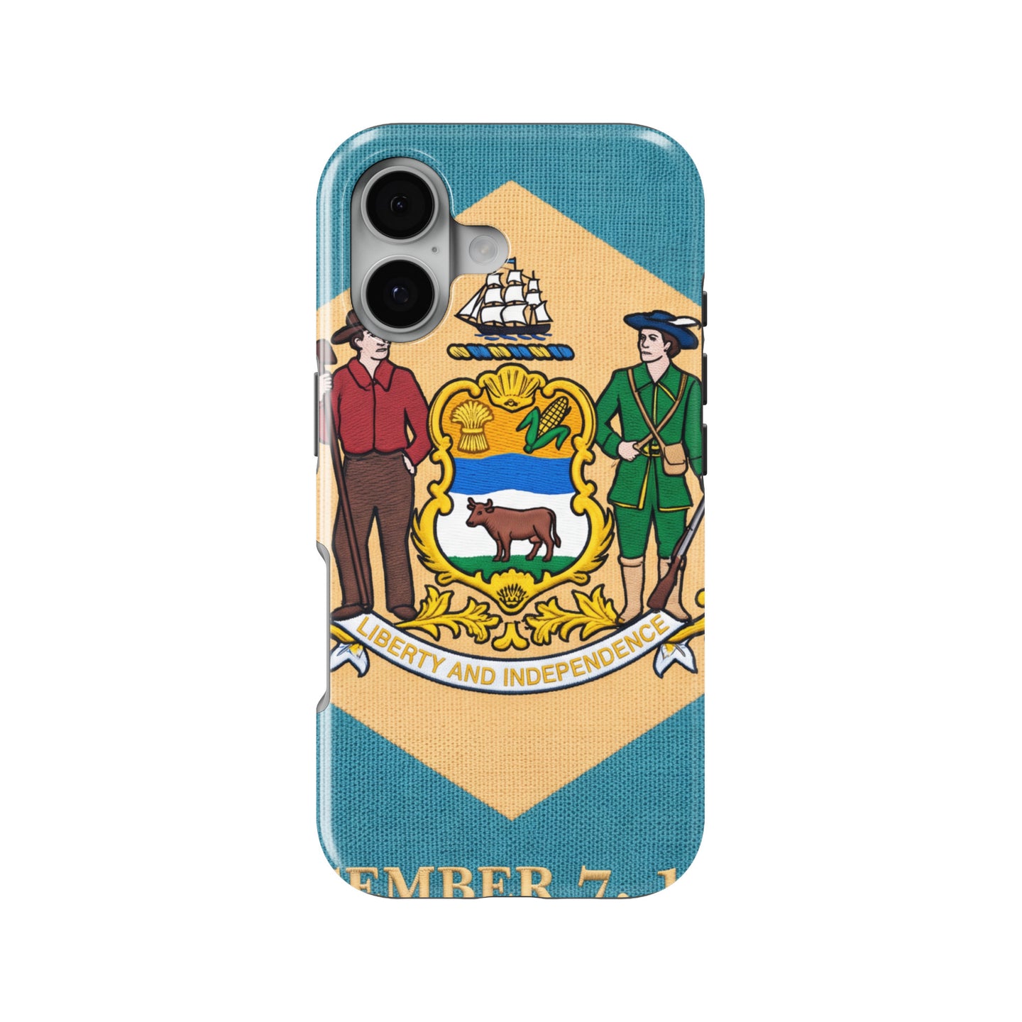 Delaware State Flag magnetic tough case for iPhone