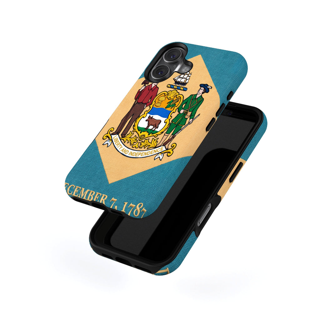 Delaware State Flag magnetic tough case for iPhone